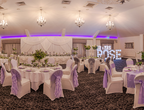 Wedding at the Holiday Inn Corby Manor Suite 